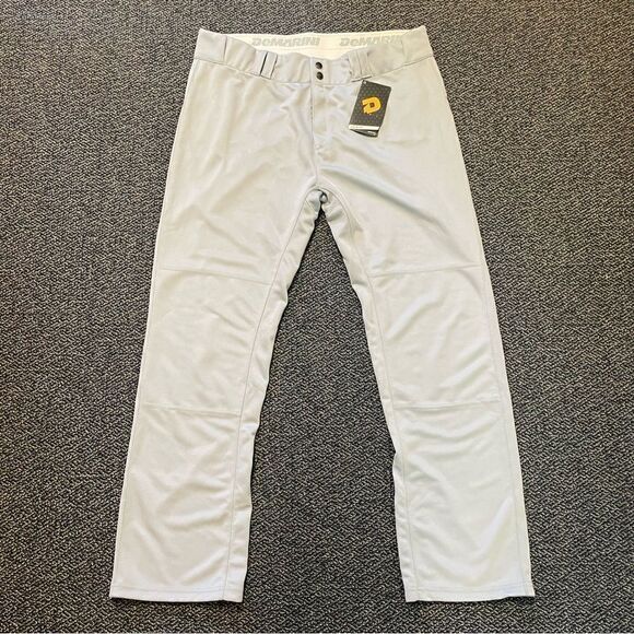 NWT DeMarini Mens Gray Baseball Pants Size XL - Picture 1 of 4